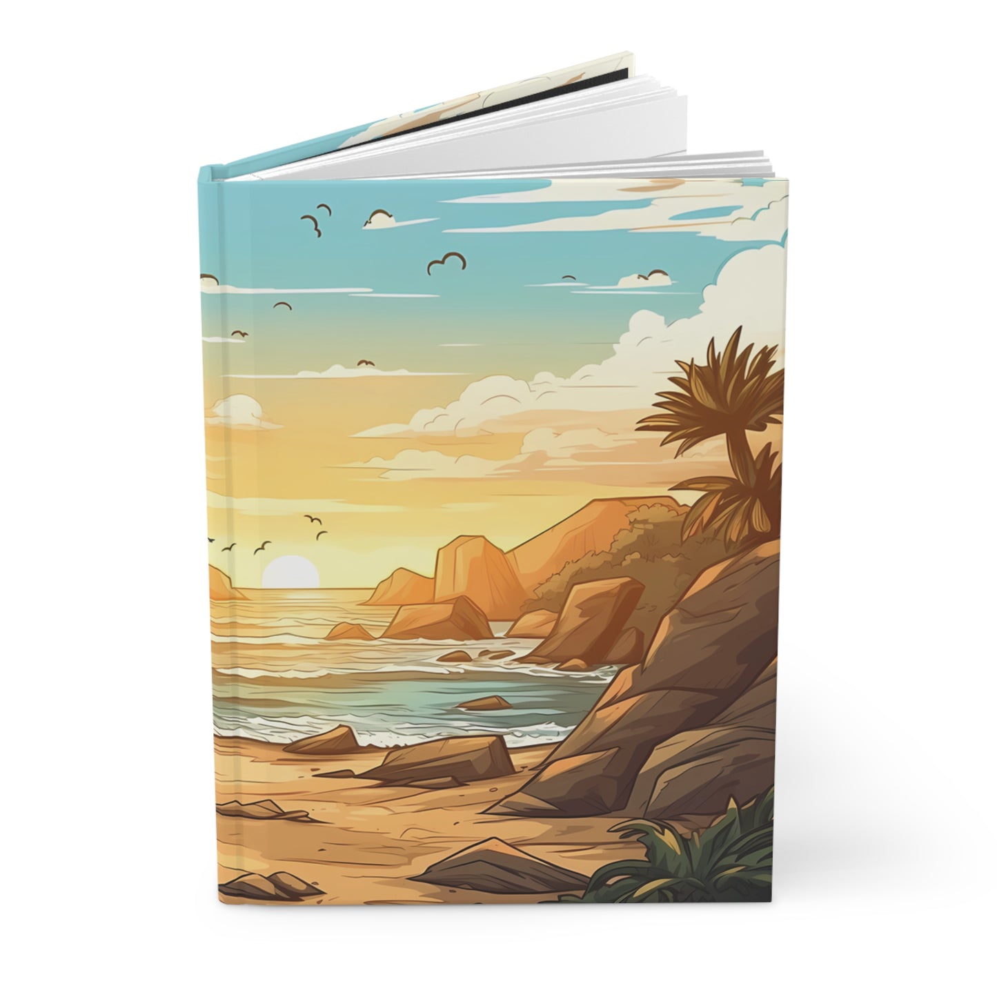 "Beach Sunset" - Notebook