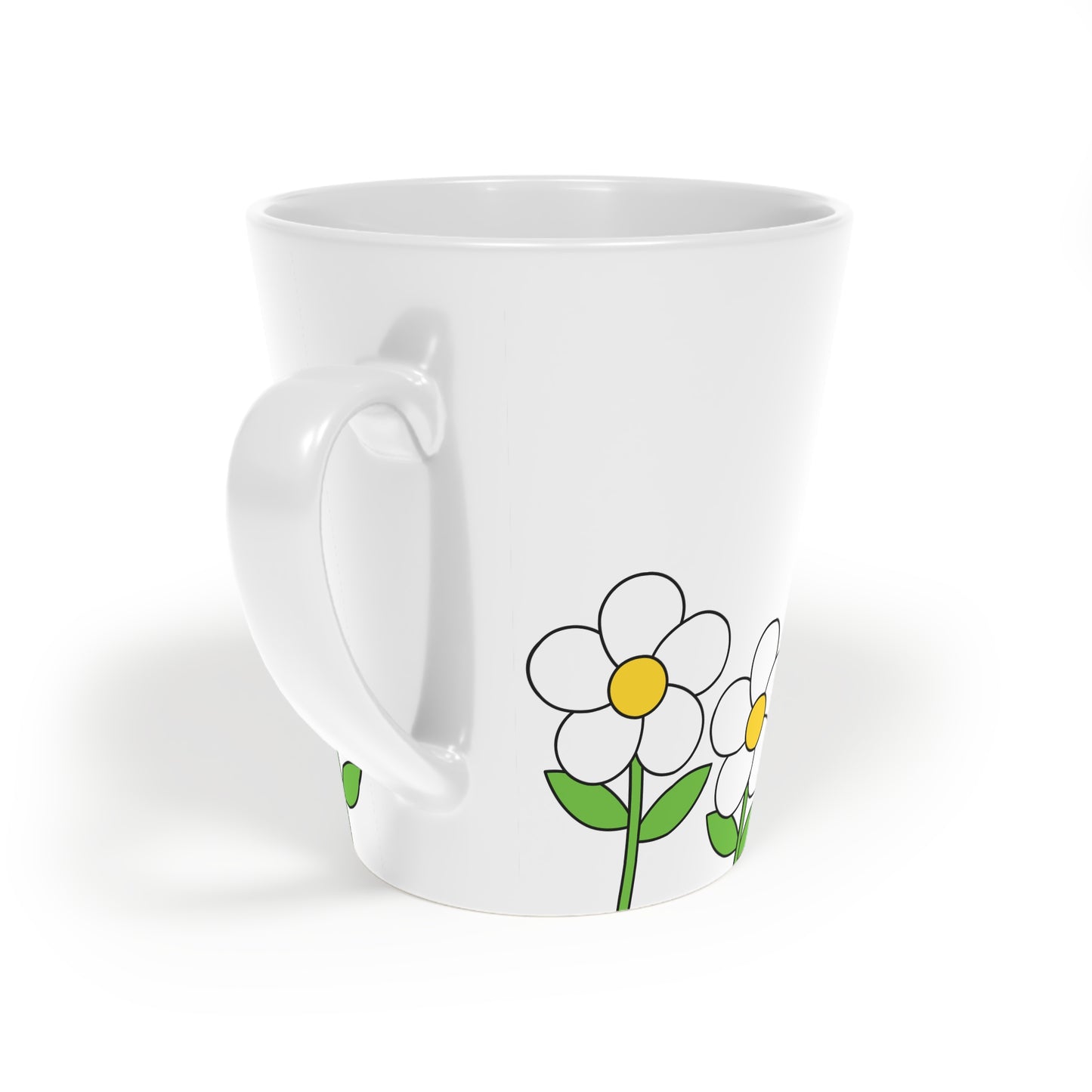 Daisy Latte Mug, 12oz