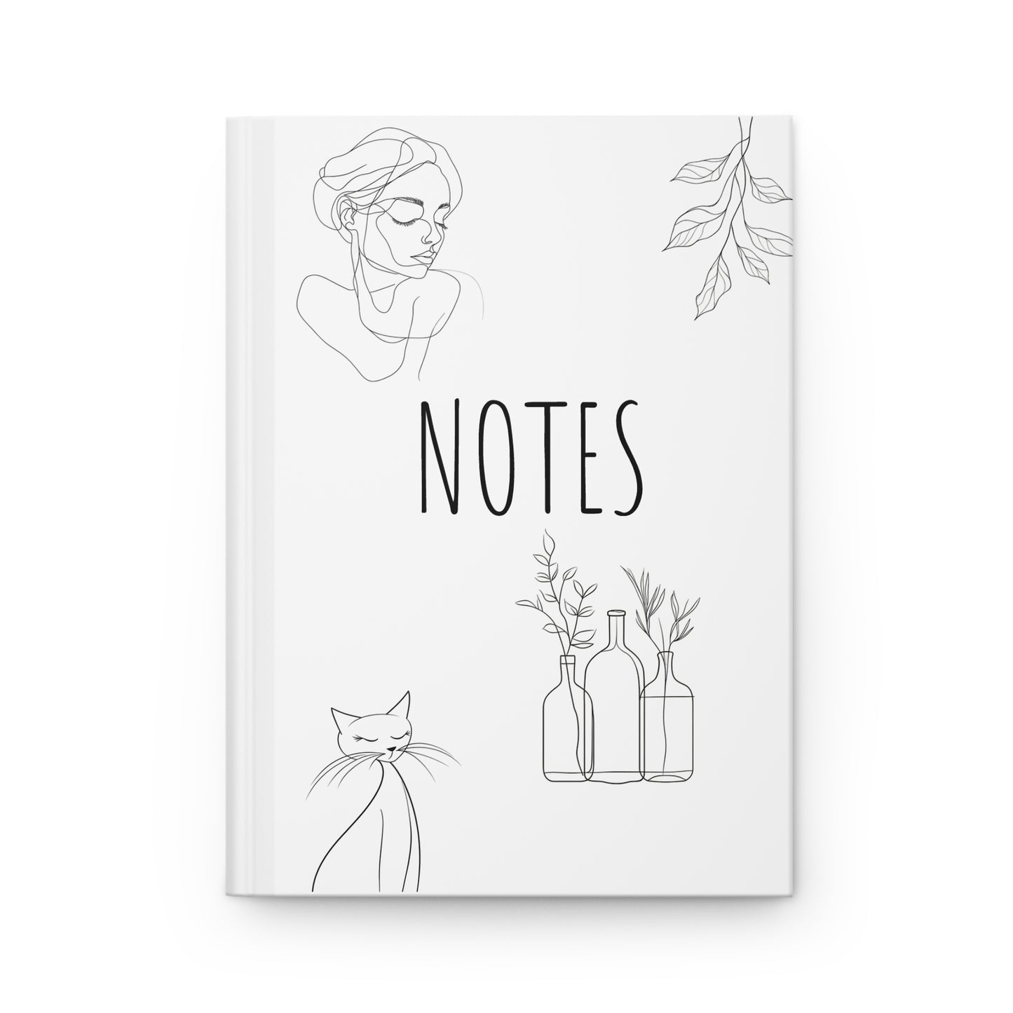Minimalist Line Art Notebook