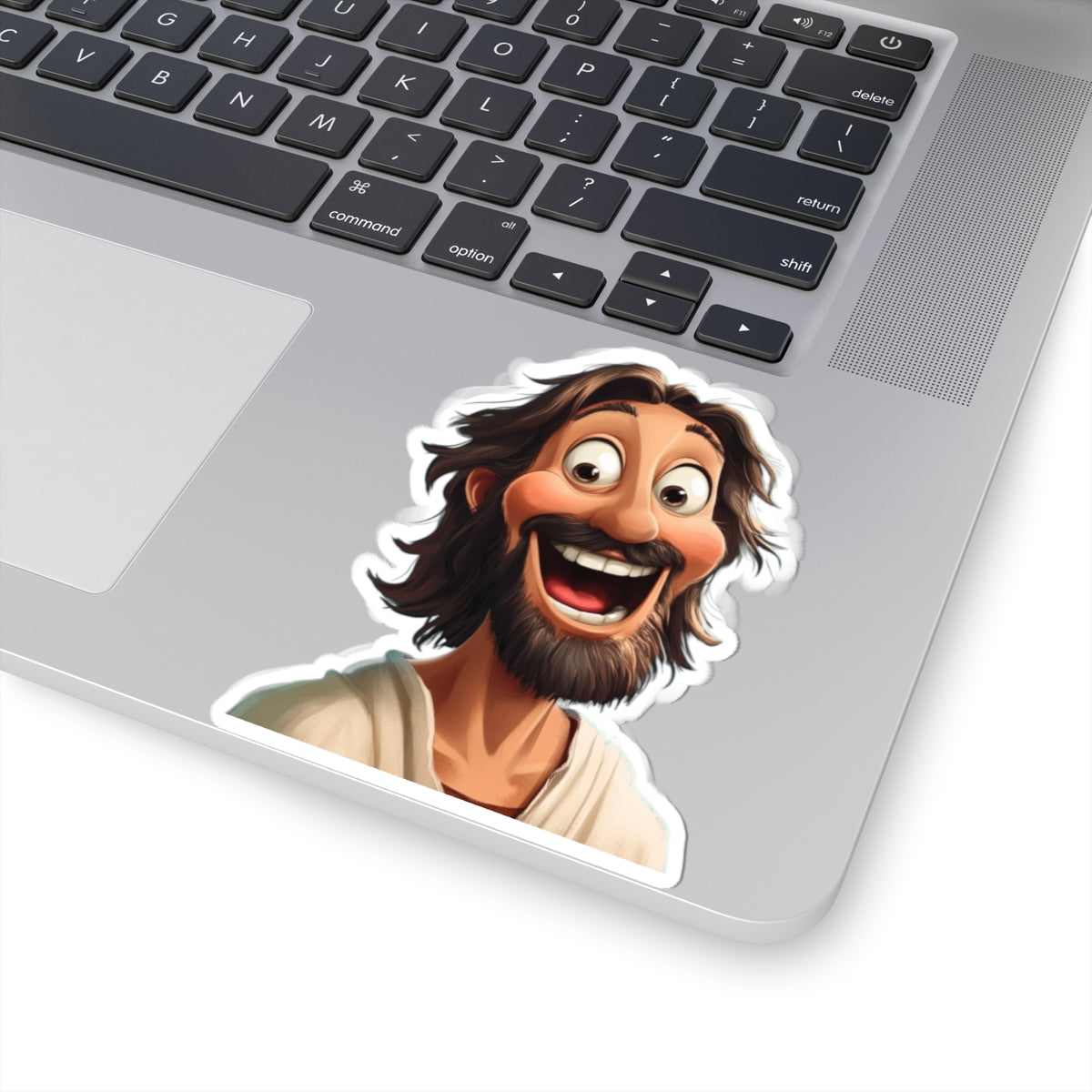 Smiling Jesus Stickers