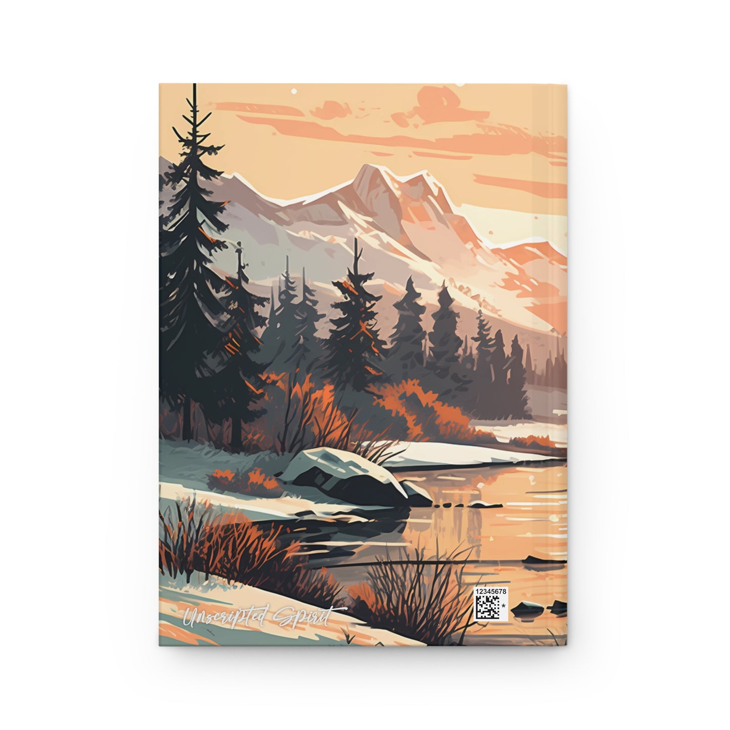 "Winter Sunset" - Notebook