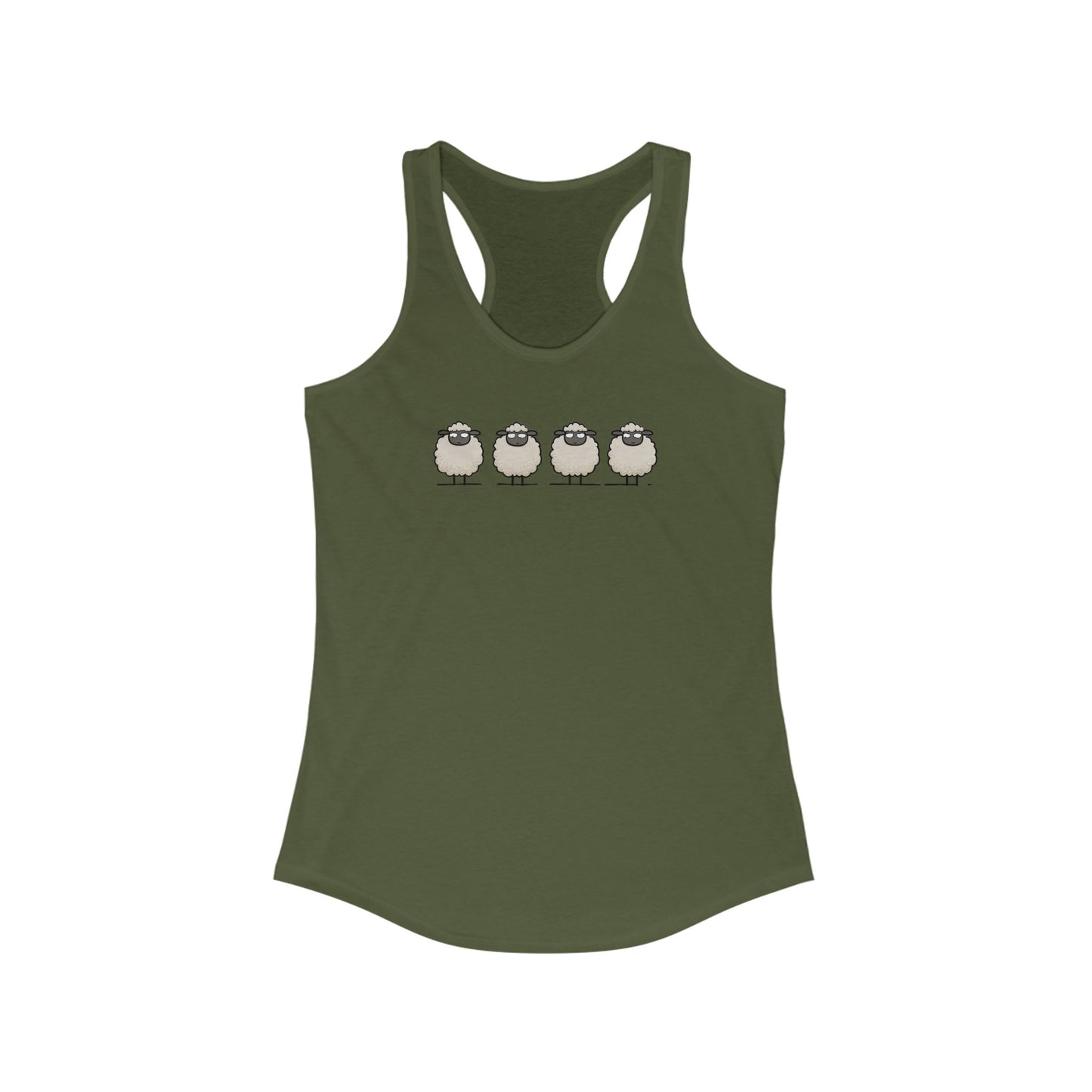 Cool Sheep - Racerback Tank