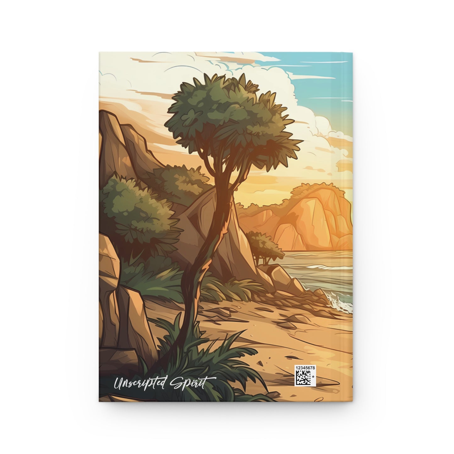 "Beach Sunset" - Notebook