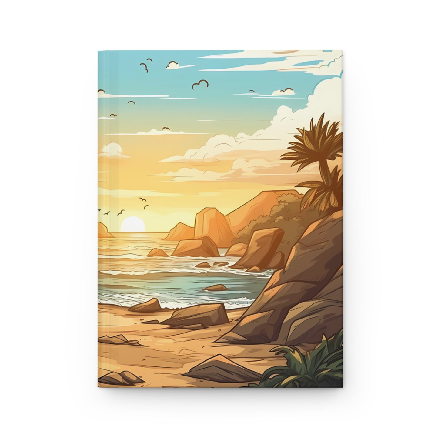 "Beach Sunset" - Notebook