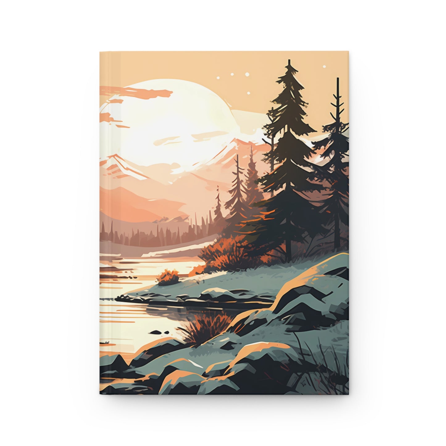 "Winter Sunset" - Notebook