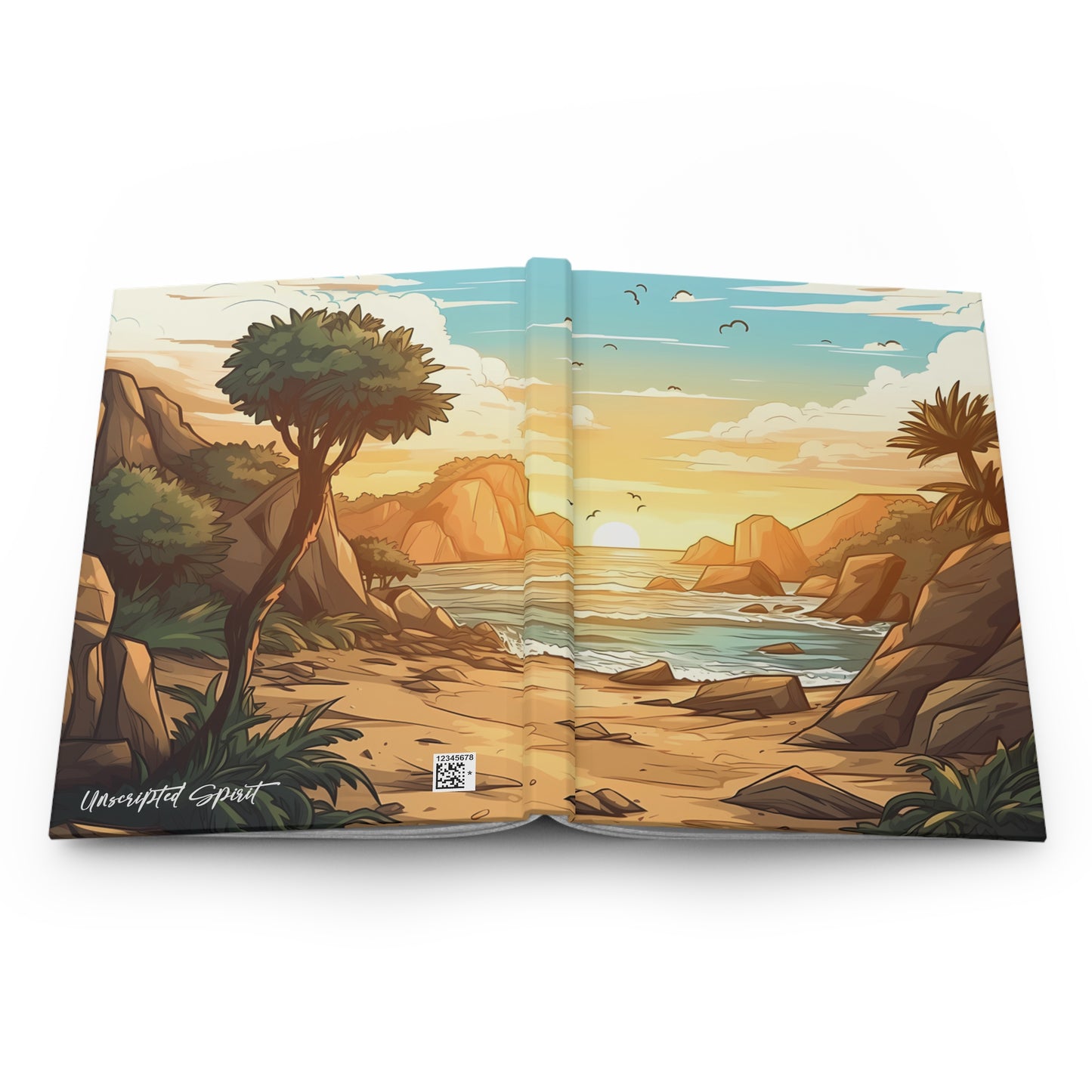 "Beach Sunset" - Notebook