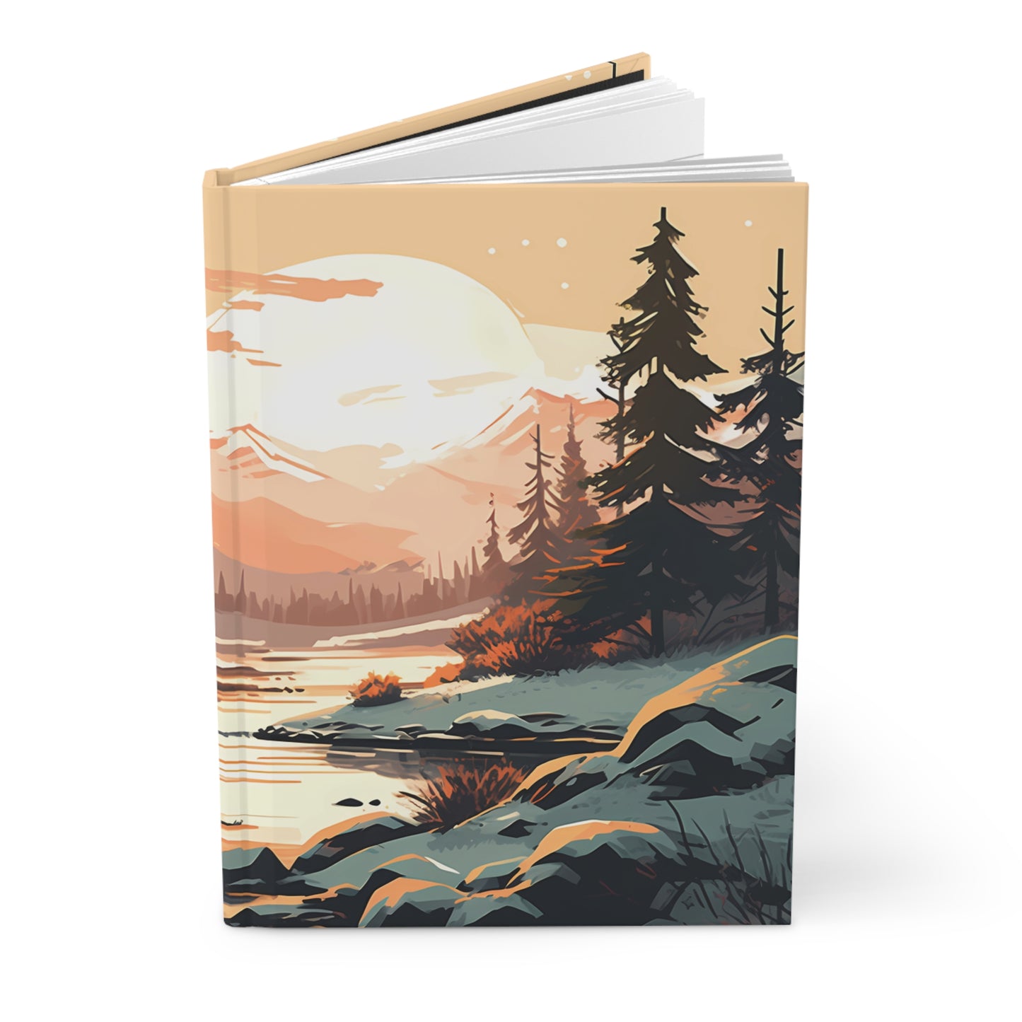 "Winter Sunset" - Notebook