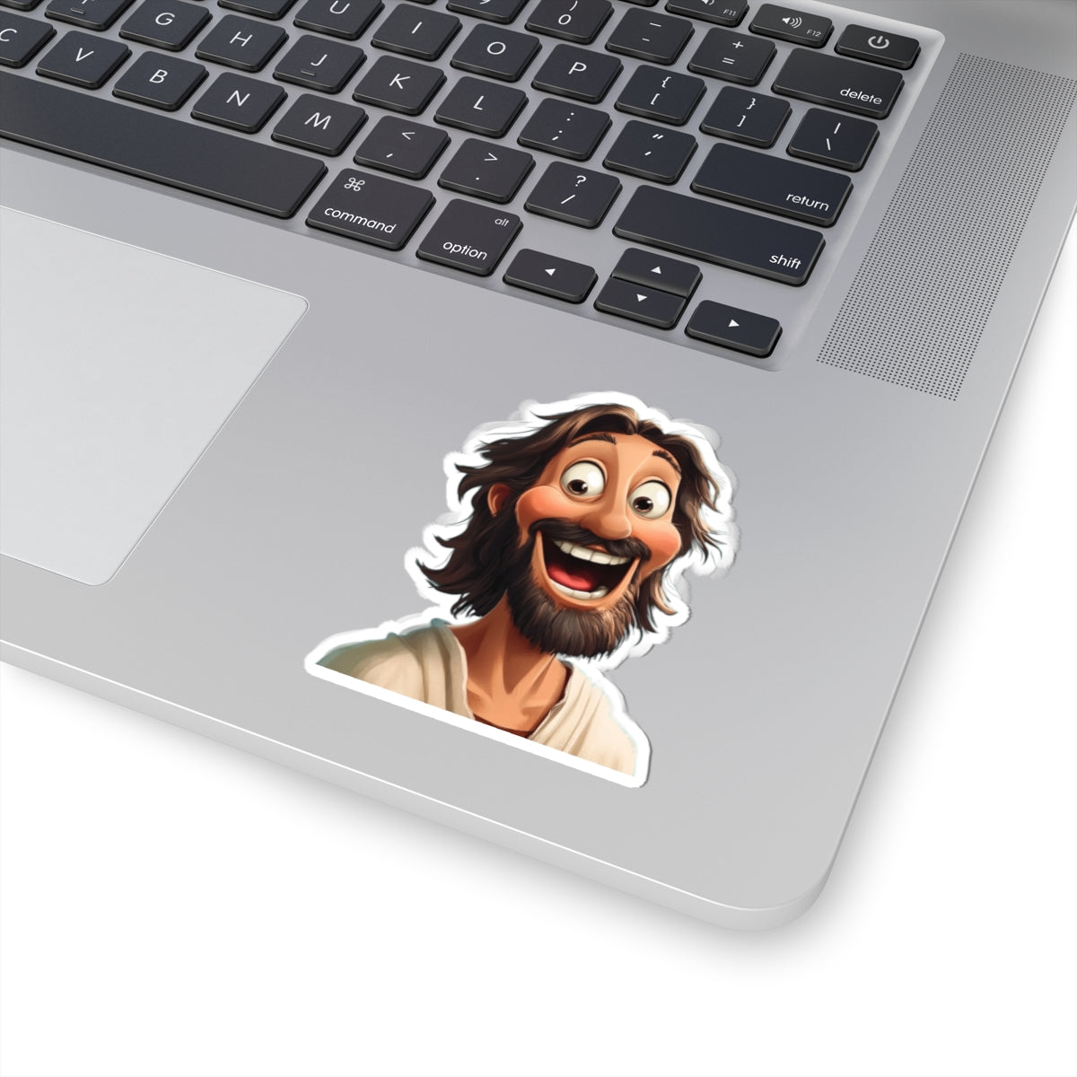 Smiling Jesus Stickers