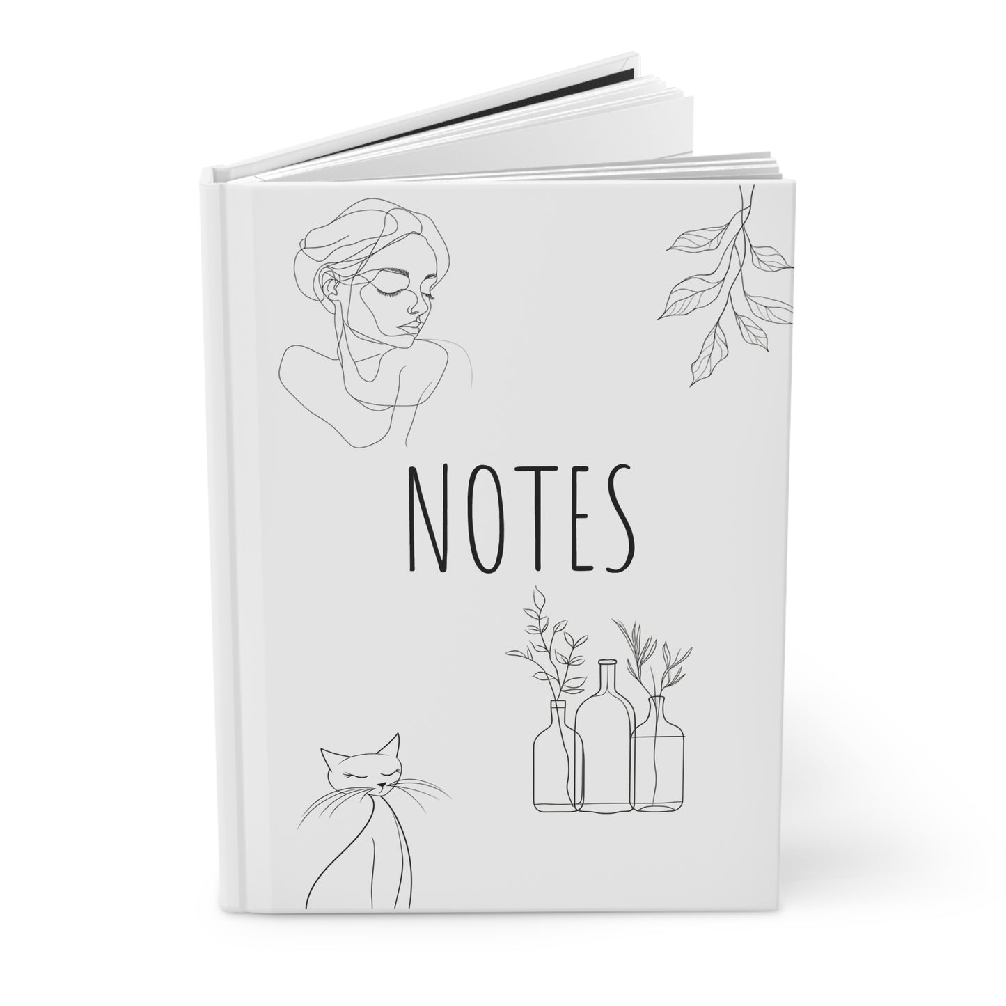 Minimalist Line Art Notebook