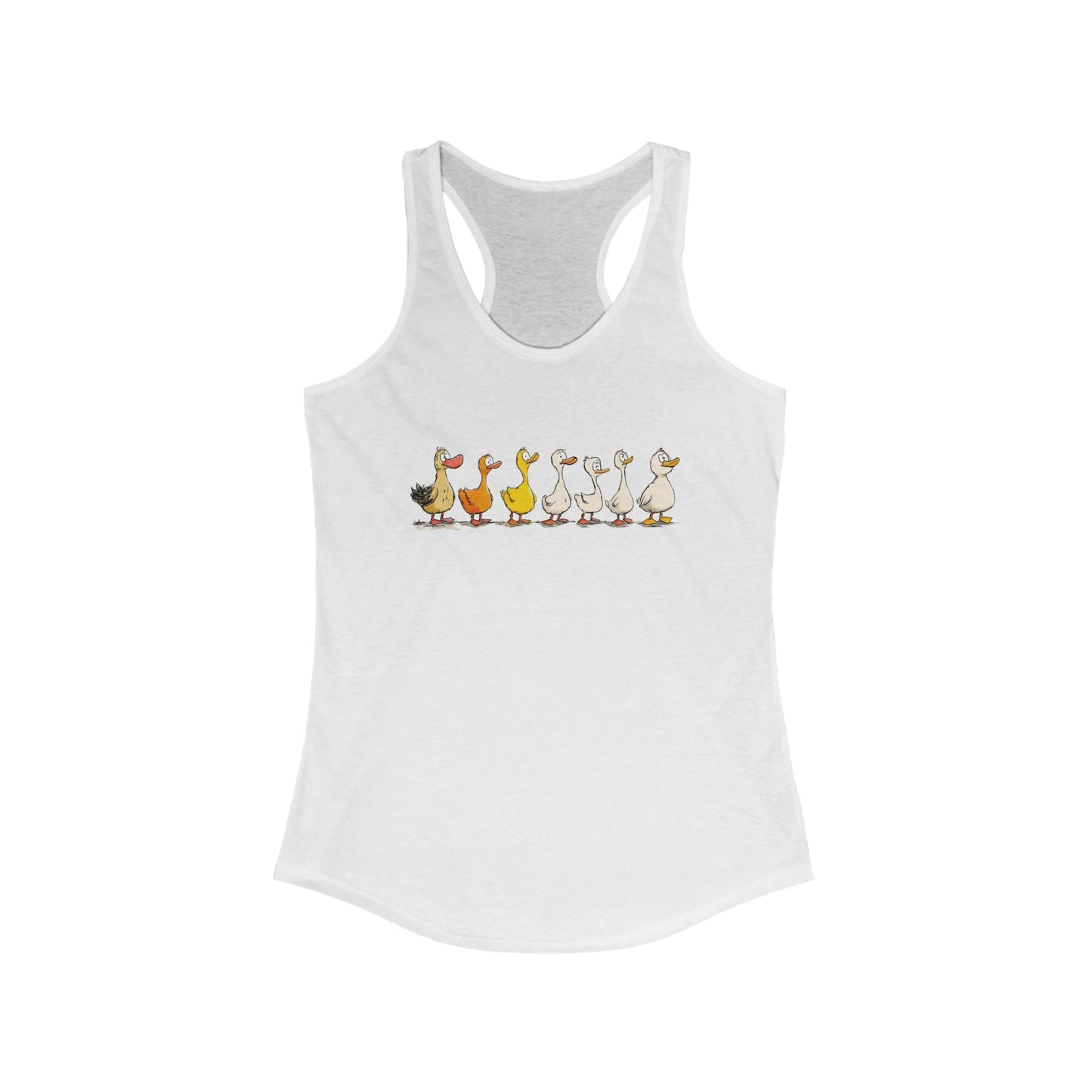 Ducks In A Row - Racerback Tank