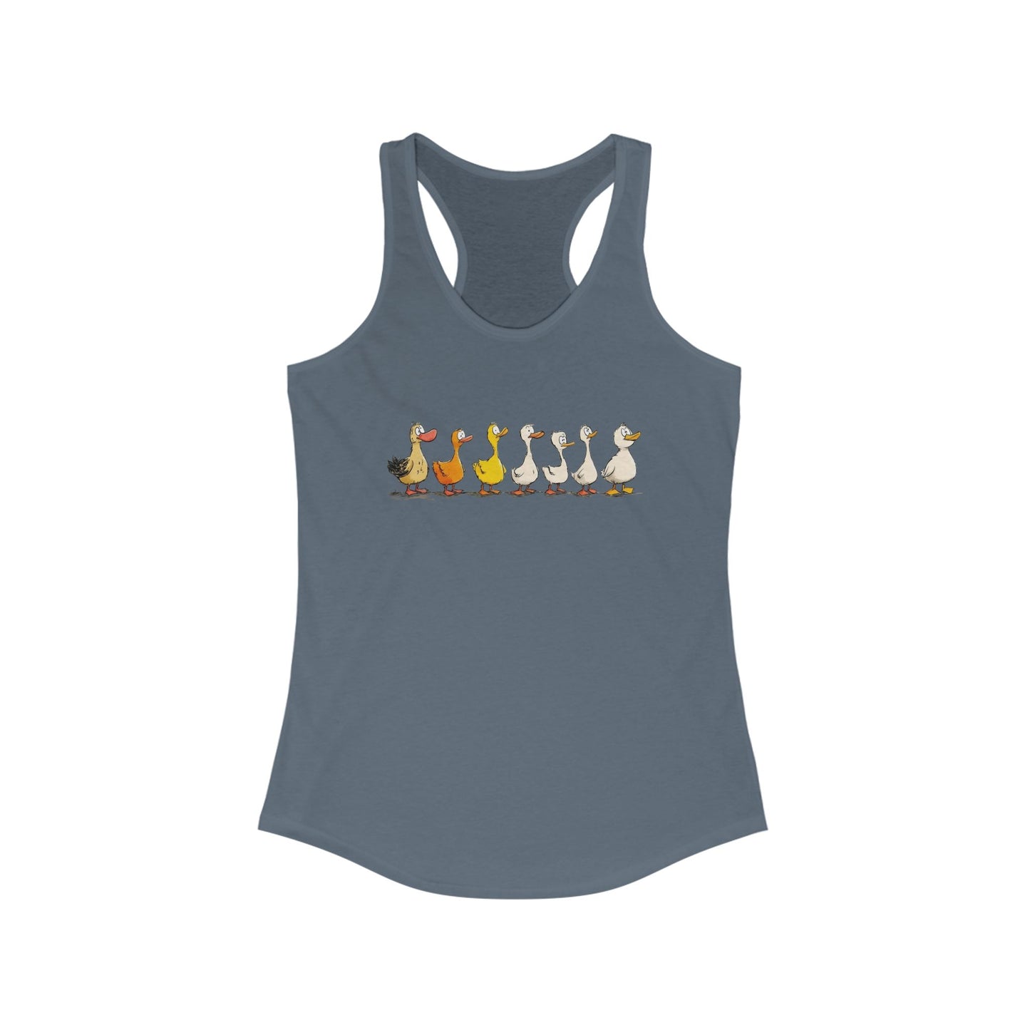 Ducks In A Row - Racerback Tank