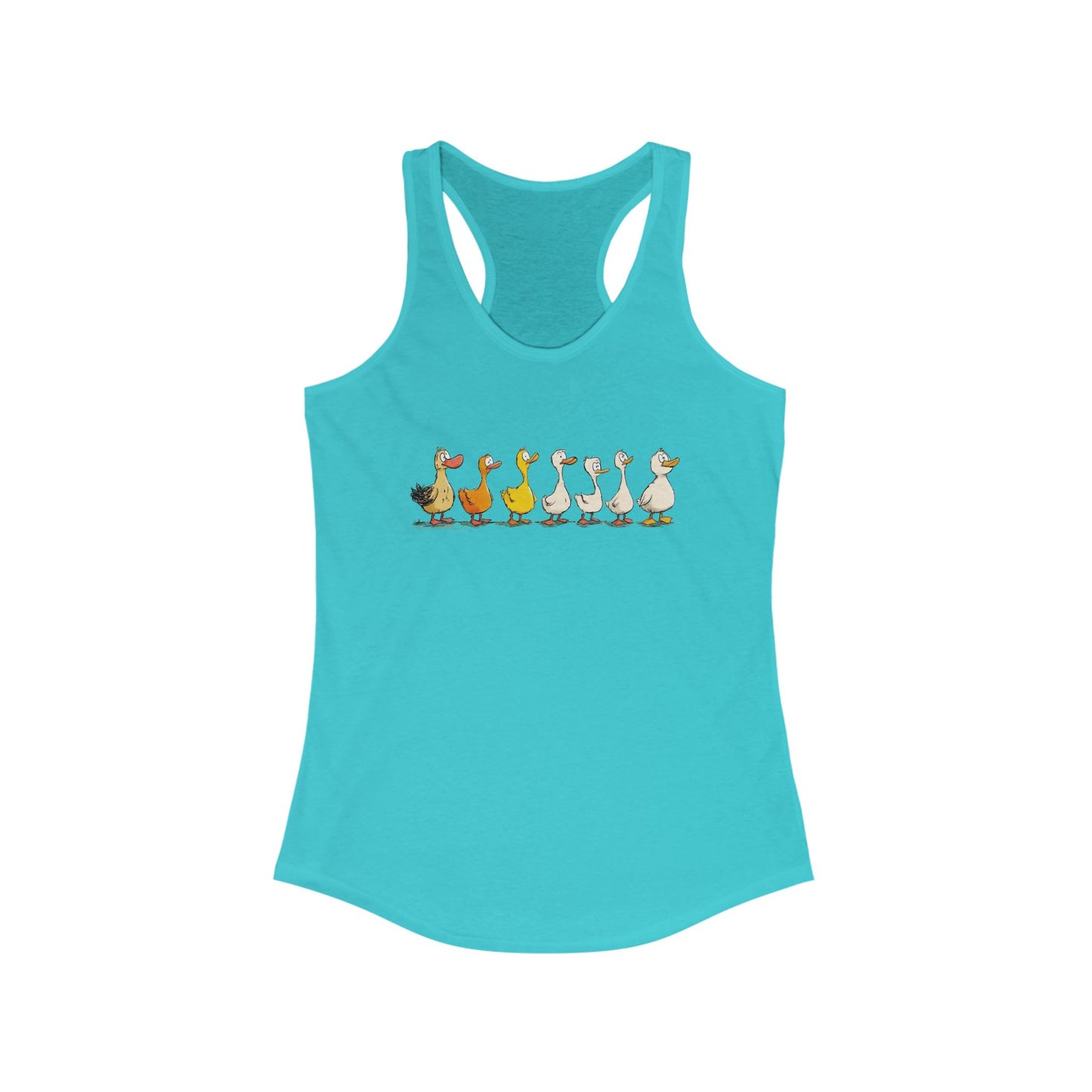 Ducks In A Row - Racerback Tank