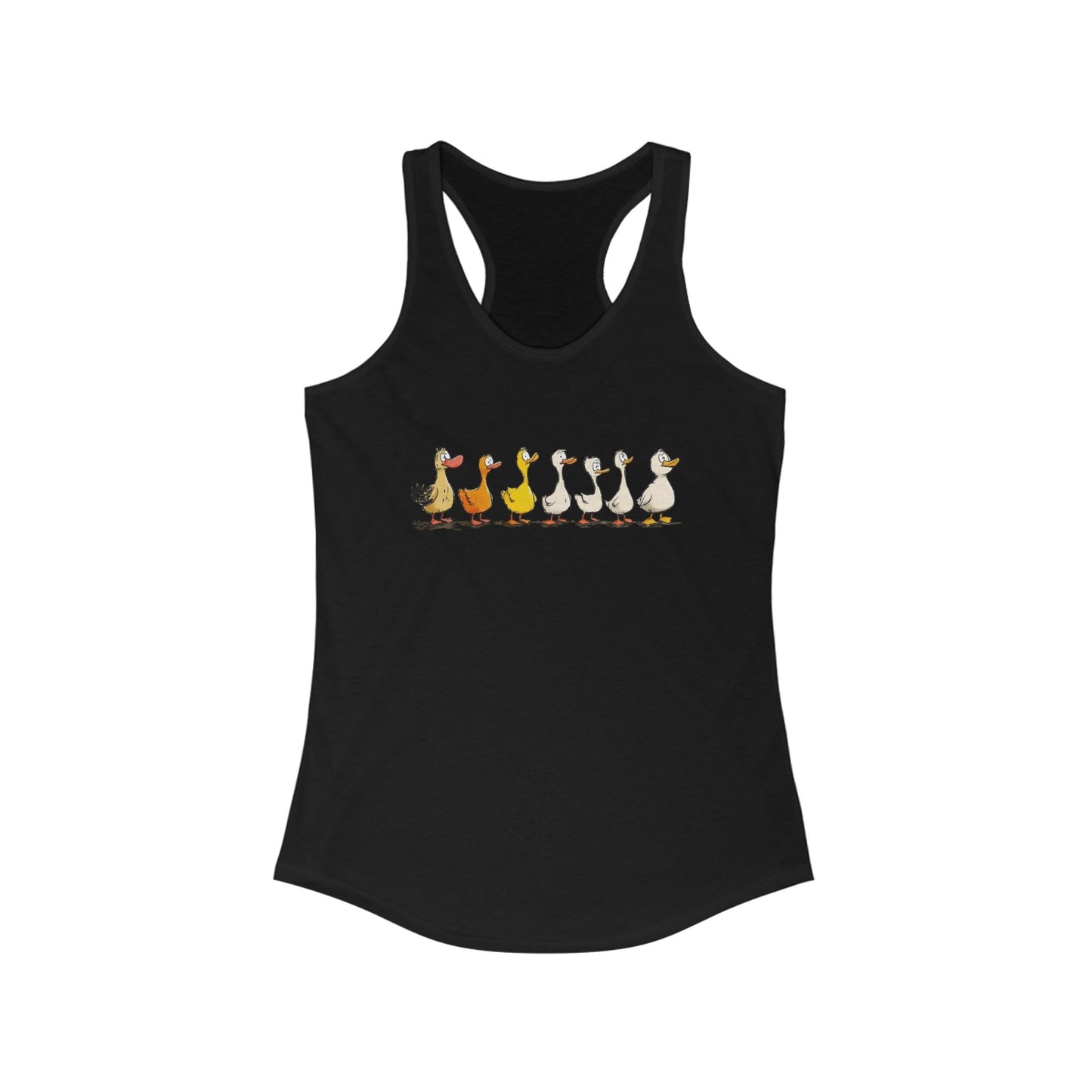 Ducks In A Row - Racerback Tank