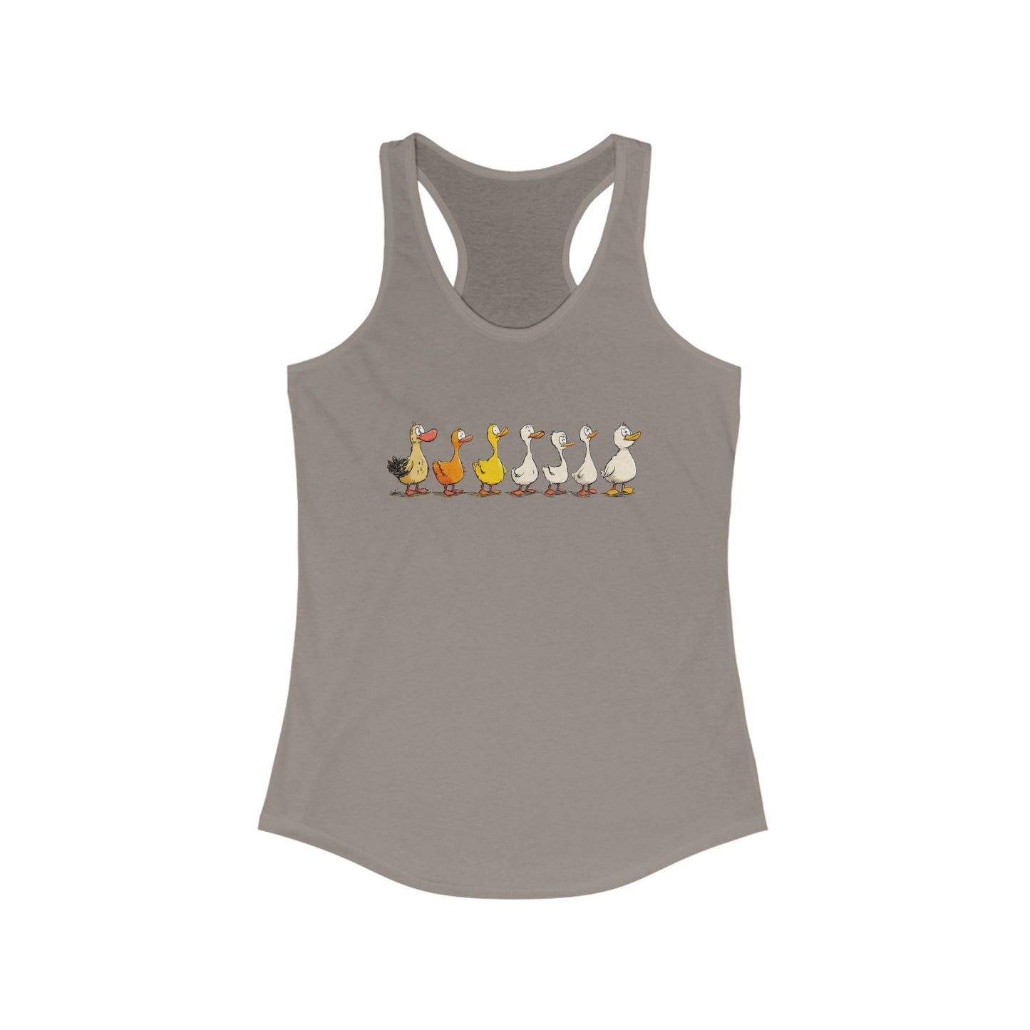 Ducks In A Row - Racerback Tank