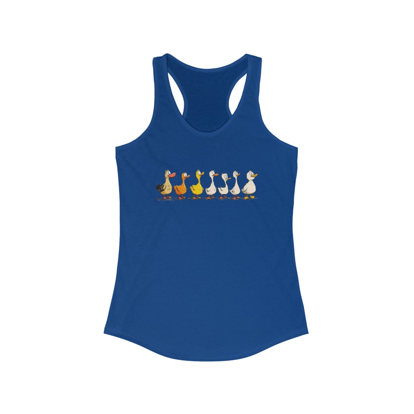 Ducks In A Row - Racerback Tank