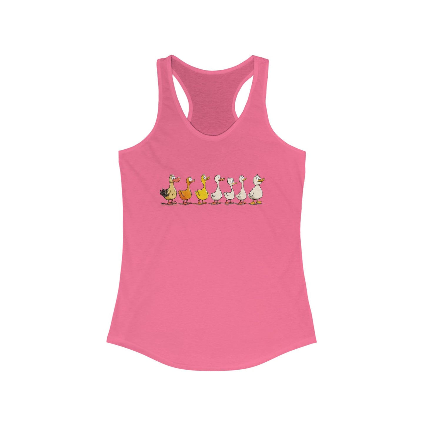 Ducks In A Row - Racerback Tank