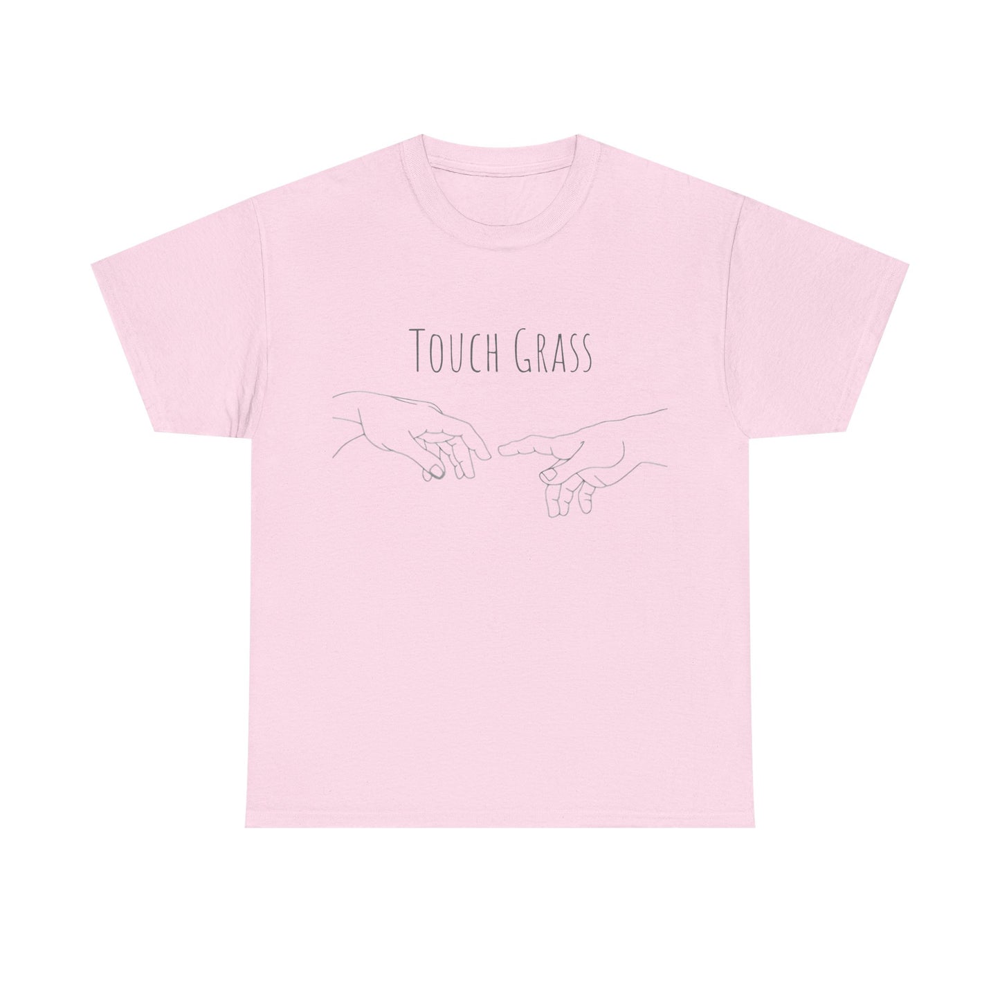 "Touch Grass" Minimalist Cotton Tee