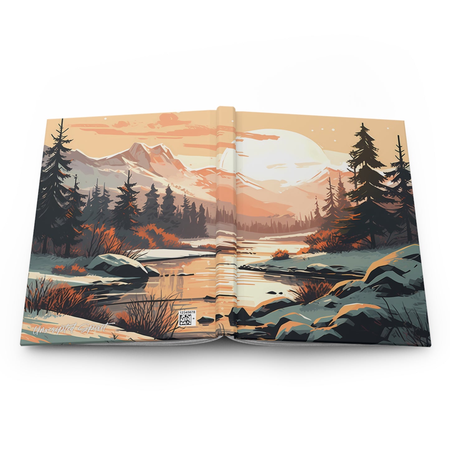 "Winter Sunset" - Notebook