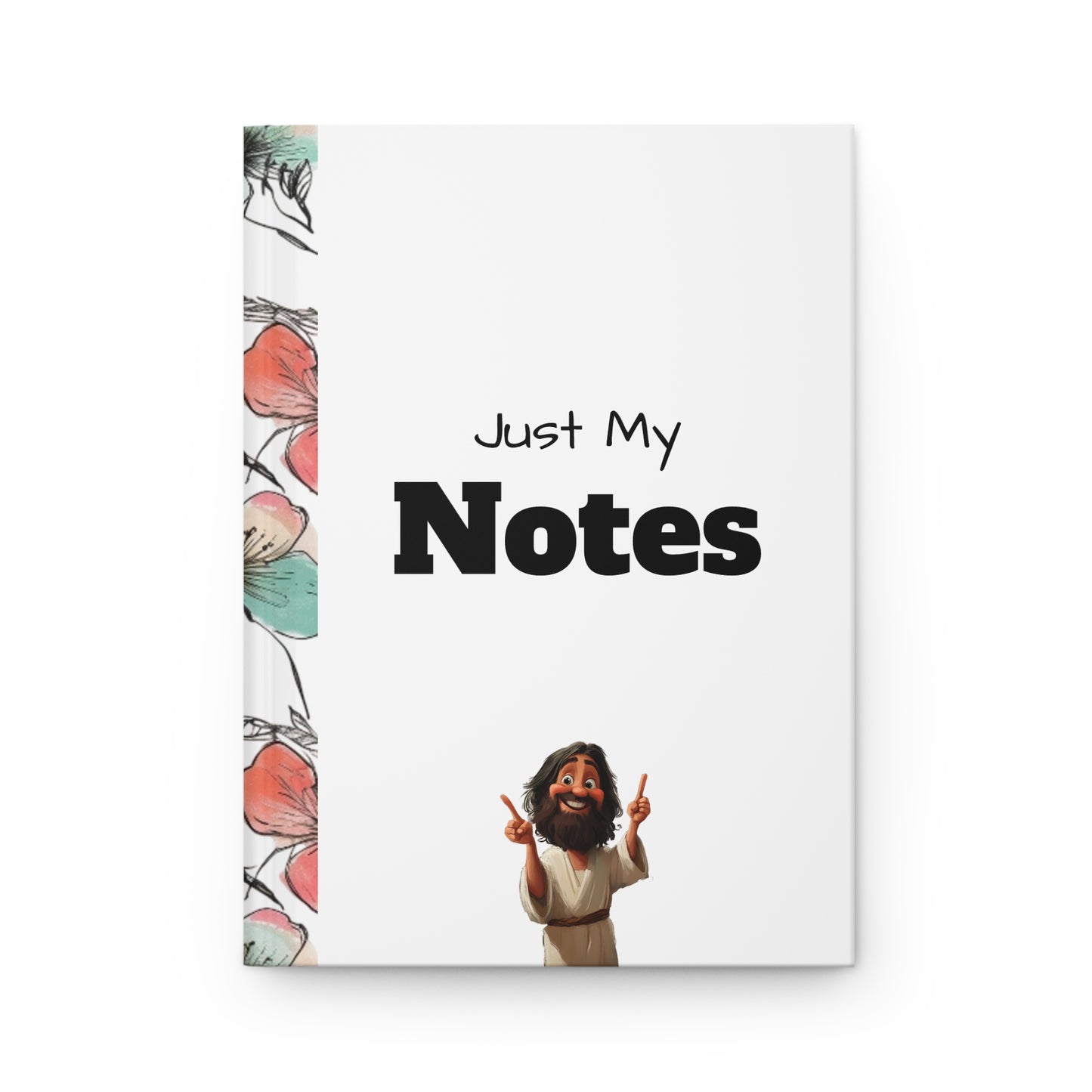 Floral Jesus Hardcover Journal