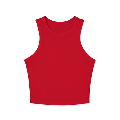 "Joyful" Rib Racer Tank Top