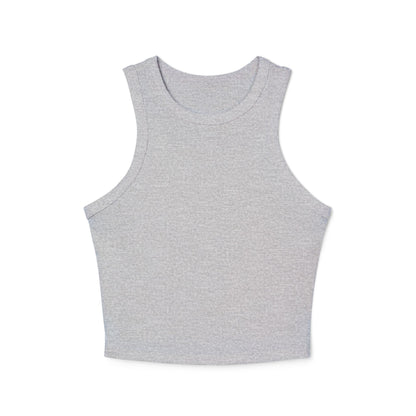 "Joyful" Rib Racer Tank Top